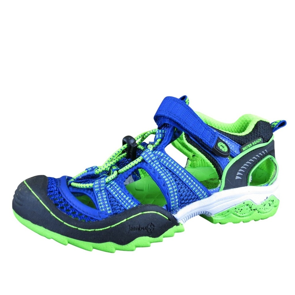 Jambu Sandals Boys Y 1 Medium Sandal Blue Synthetic Hook & Loop